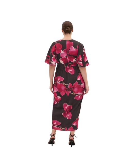 City Chic Red Braelynn Print Maxi Dress