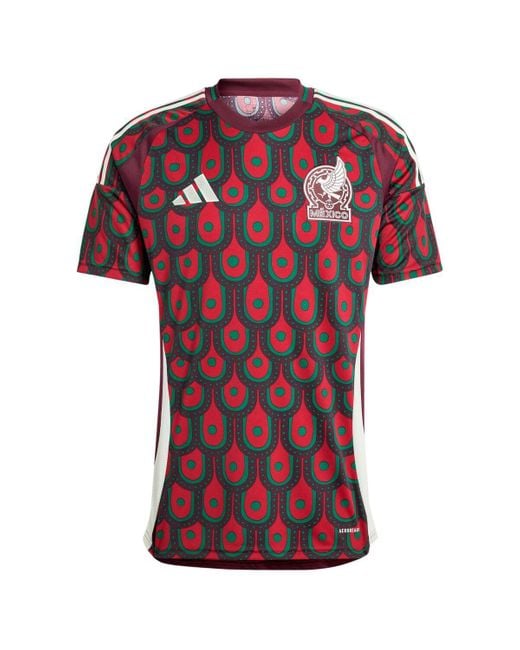 adidas Mexico National Team 2024 Away Replica Jersey in Blue for Men | Lyst
