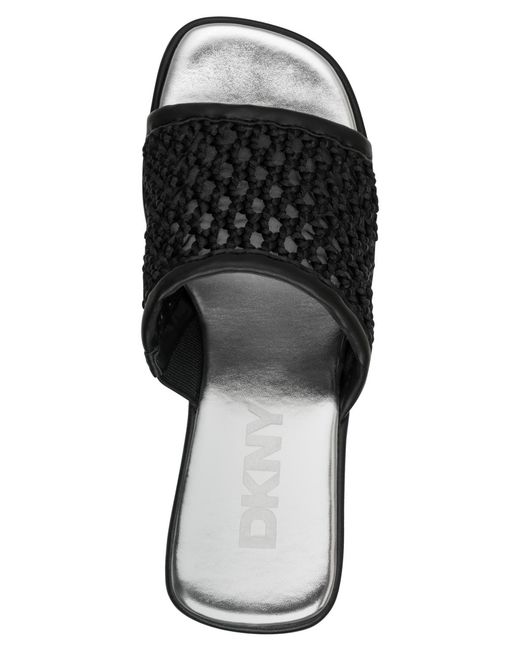 DKNY Black Multan Platform Dress Sandals