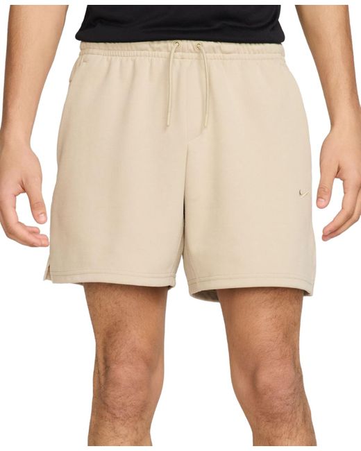 Nike Natural Primary Fleece Dri-fit Relaxed-fit Uv 7" Performance Shorts for men