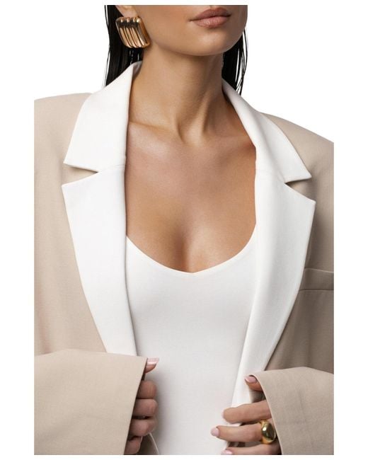 JLUXLABEL Natural Command Oversized Blazer