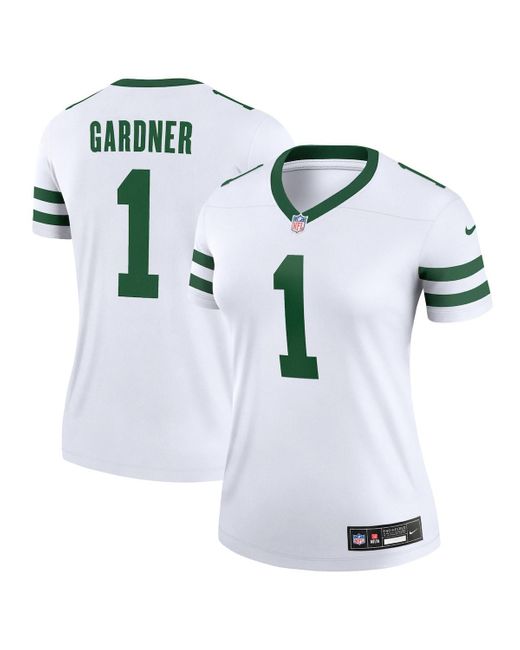 Nike Sauce Gardner New York Jets Alternate Legend Jersey in White Lyst