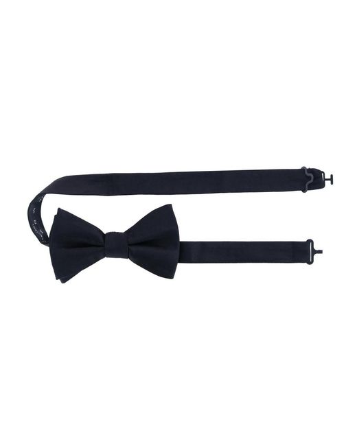 Trafalgar Blue Sutton Solid Color Silk Bow Tie for men