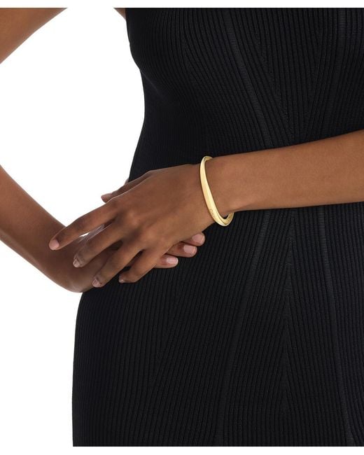 Calvin Klein Metallic Linear Drop Bangle