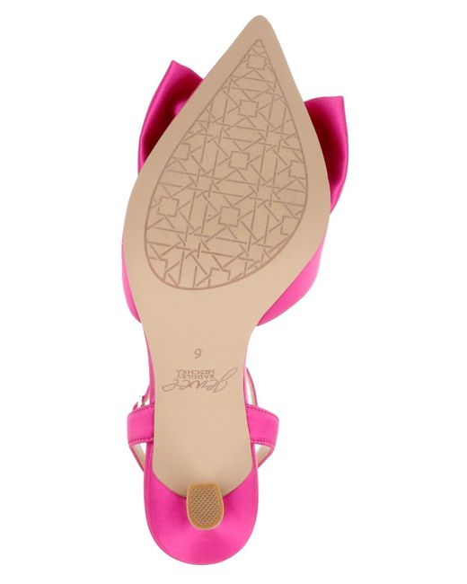 Badgley Mischka Pink Yanna Pointed Toe Evening Pumps