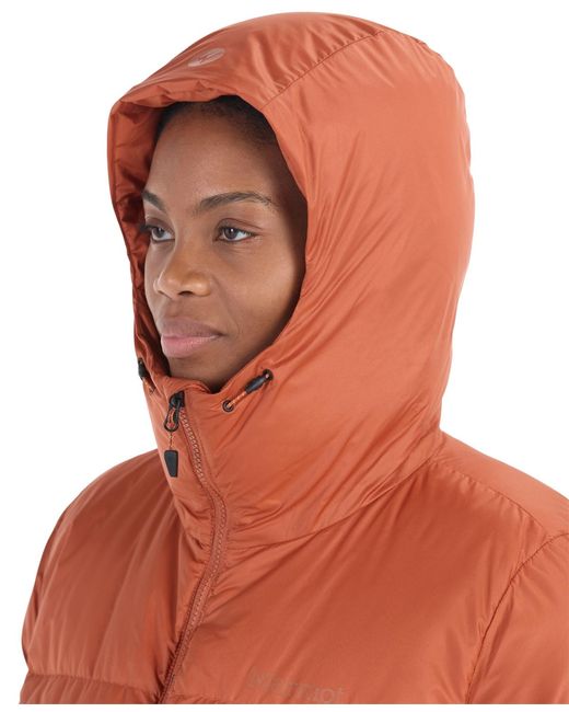 Marmot Orange Guides Hooded Jacket