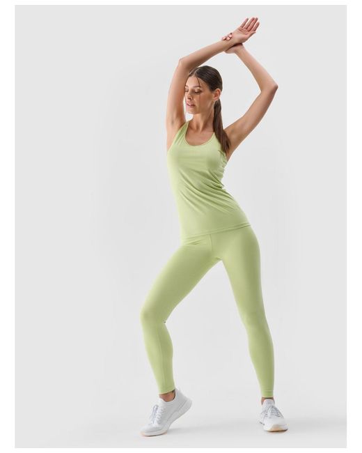 4F Green Slim-fit Quick-drying Training Top