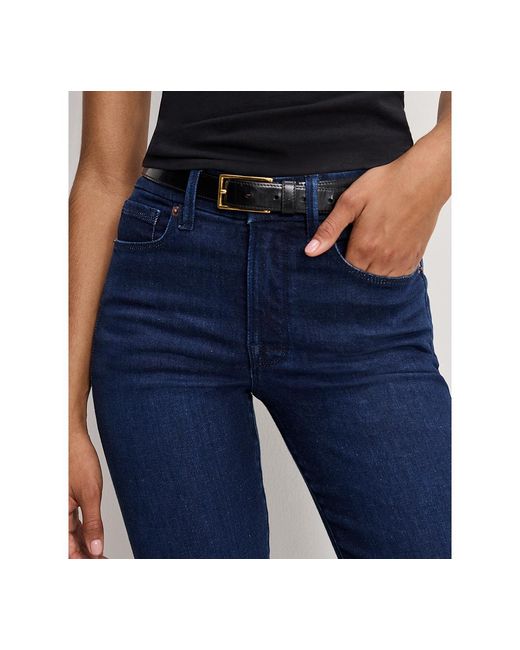 GOOD AMERICAN Blue Slim Fit Flare Leg Jeans