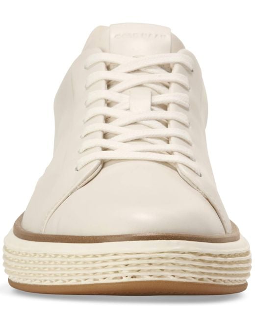 Cole Haan White Grandpro Court Skyweave Fashion Sneakers for men