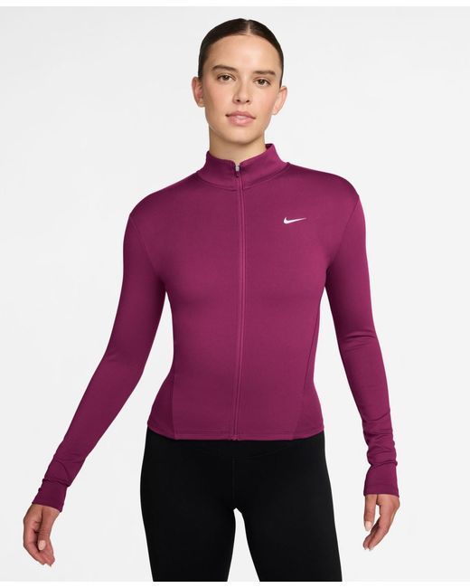 Nike Purple Fitted Full-zip Jacket