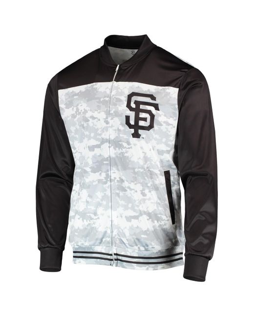 Stitches Metallic San Francisco Giants Camo Full-zip Jacket for men