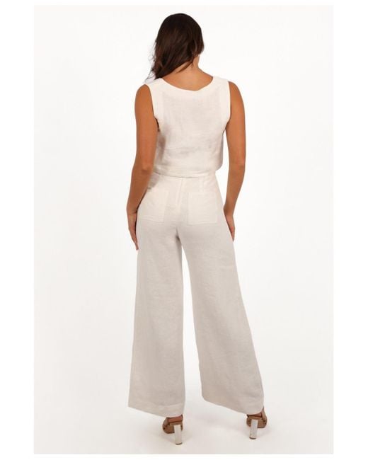 Petal & Pup White Devlin Pant