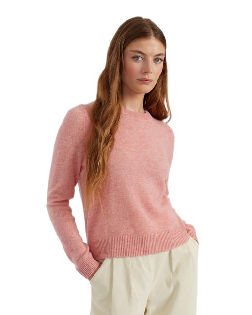 Chinti & Parker Red Chinti And Parker Cloud Cashmere Cropped Pullover