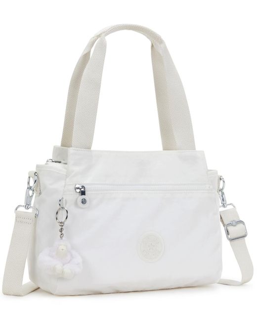 Kipling White Elysia Small Satchel Bag