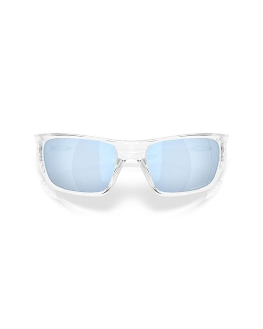 Macy's Blue Oakley Rectangle Masseter Polarized Sunglasses for men