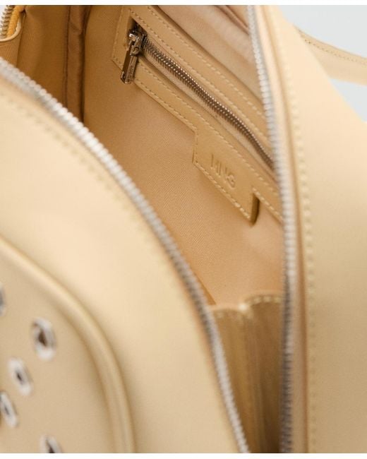 Mango Natural Eyelets Bowling Bag