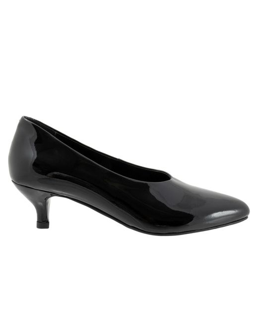 Trotters Black Kimber Pump