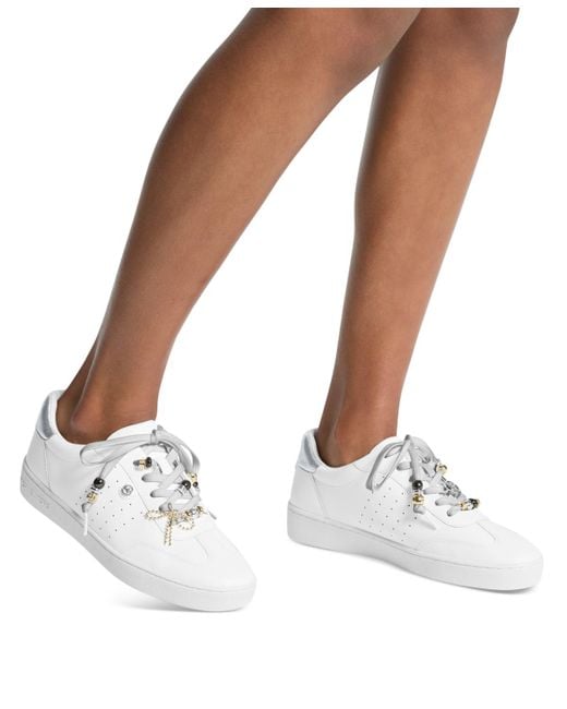 Michael Kors White Michael Scotty Sneakers