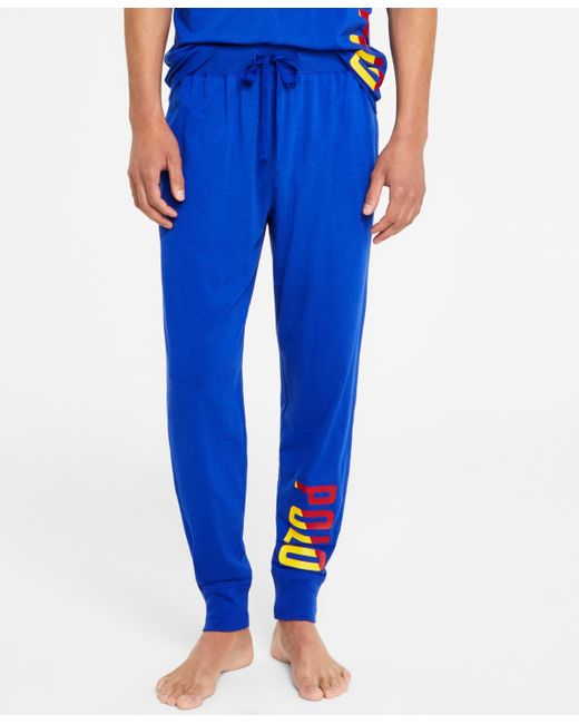 Polo Ralph Lauren Logo Pajama Pants in Blue for Men Lyst
