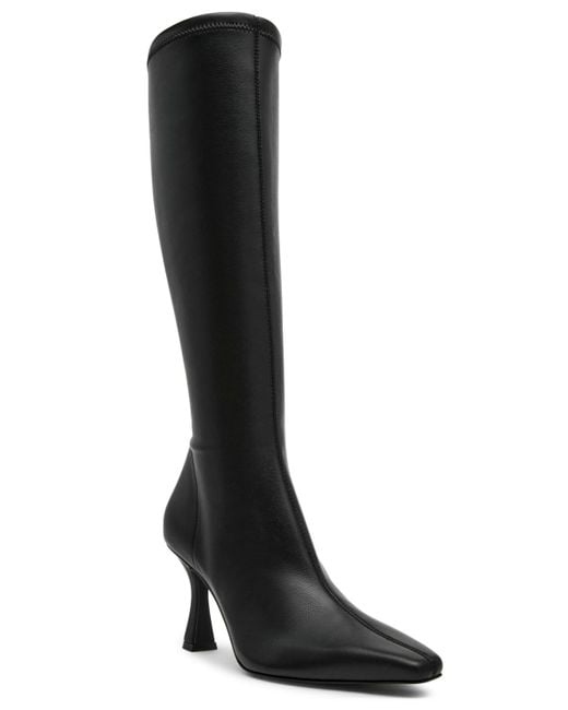 Steve Madden Flute Wide-calf Knee-high Dress Boots in Black | Lyst