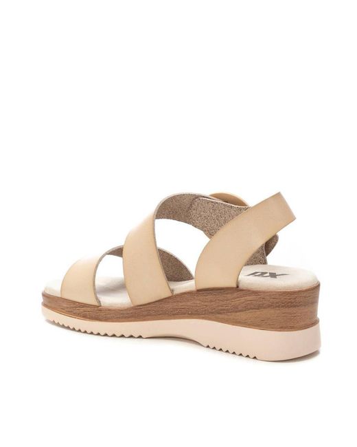 Xti Natural Wedge Sandals By