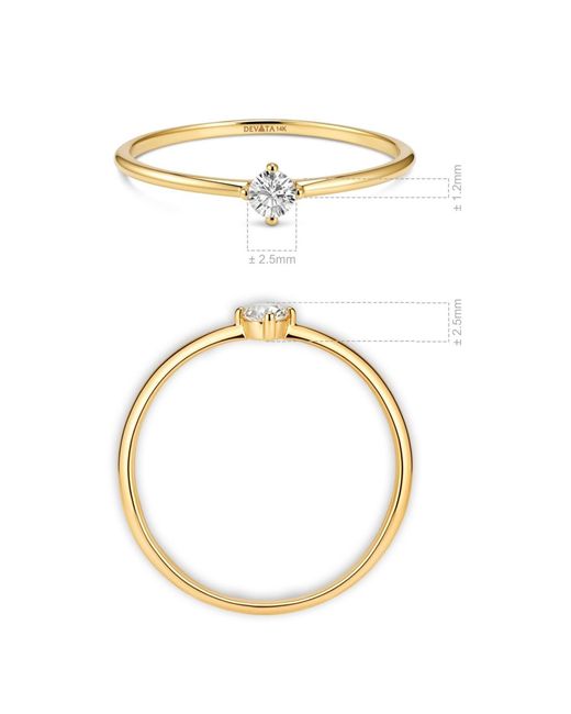 DEVATA White Classic Ring