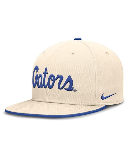 Nike Blue Florida Gators Primetime True Performance Fitted Hat for men