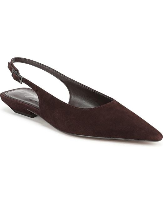 Sam Edelman Brown Netty Slingback Flats
