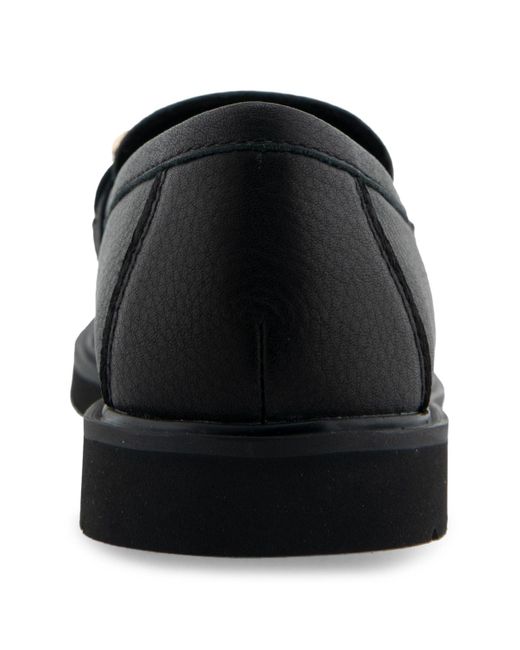 Aerosoles Black Beckett Loafer Flats