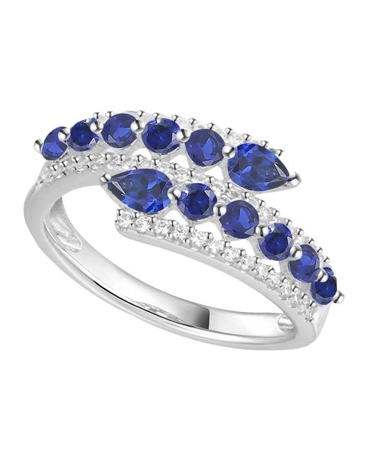 Macy's Blue Lab-grown Ruby (1-1/8 Ct. T.w.