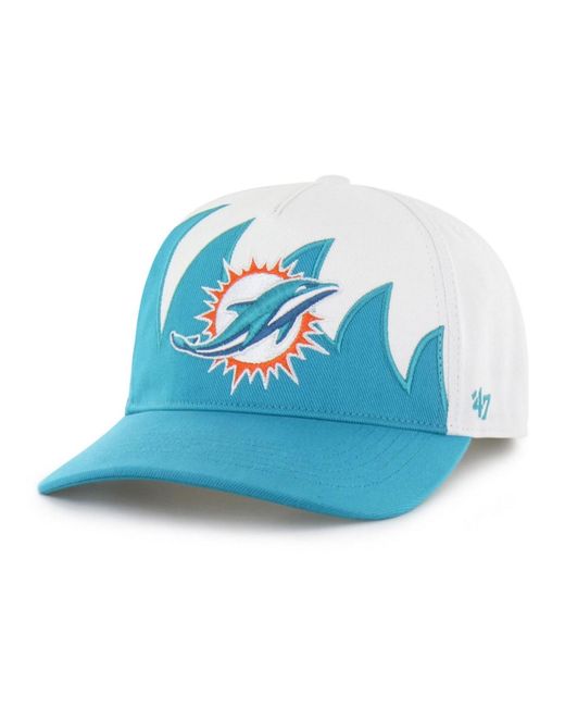 '47 Blue Miami Dolphins jagged Adjustable Baseball Cap for men