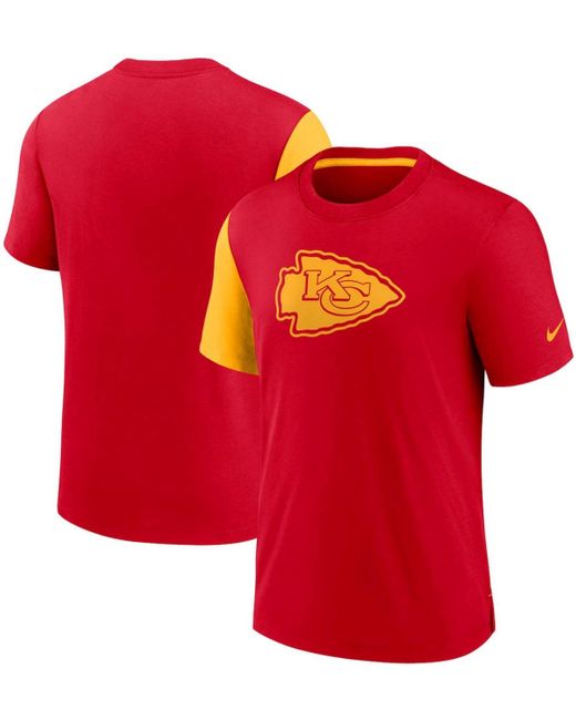 Nike Men's Kansas City Chiefs Sideline Velocity Long Sleeve T-Shirt - Red - M Each