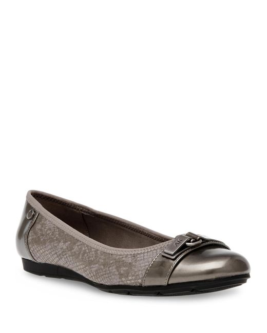 Anne Klein Brown Able Ballet Flats