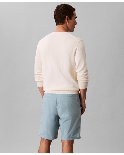 Calvin Klein Gray Classic 9" Tech Shorts for men