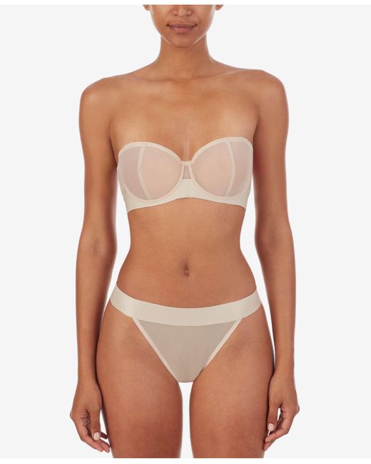 DKNY Sheers Strapless Mesh Bra Dk4939 in White Lyst