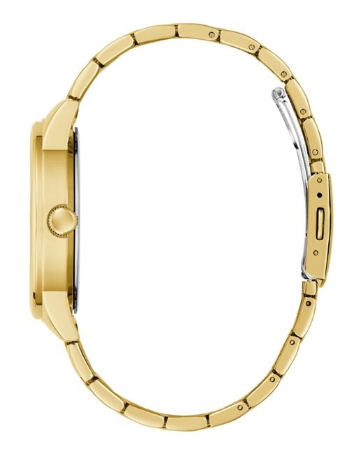 Guess Metallic Tone Multi-function Watch for men