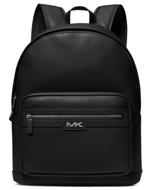 Michael Kors Black Malone Pebble Solid-color Backpack for men