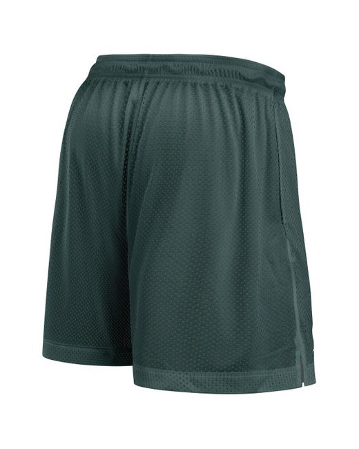 Nike Green/heather Gray Michigan State Spartans Player Reversible Shorts for men