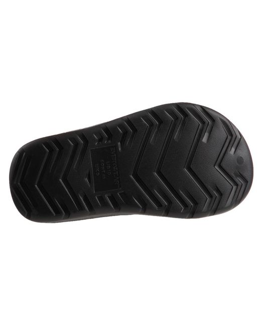 Totes Black Ara Thong Sandals for men