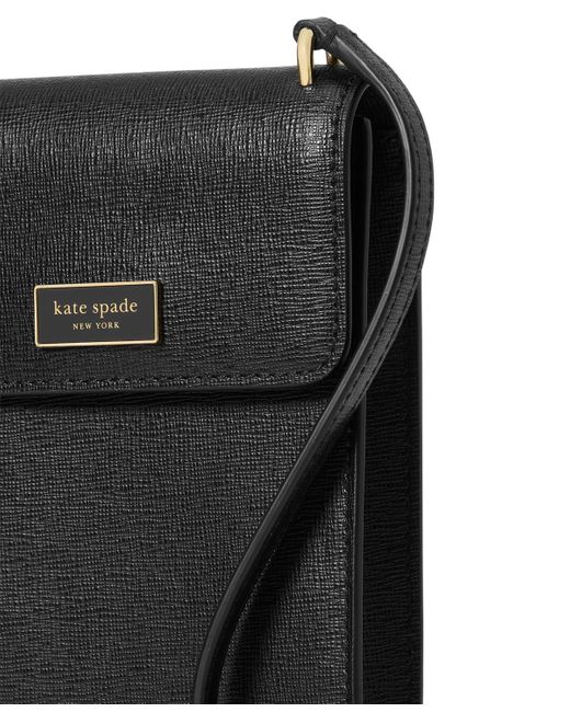 Kate Spade Black Serena Mini Leather Phone Crossbody Bag