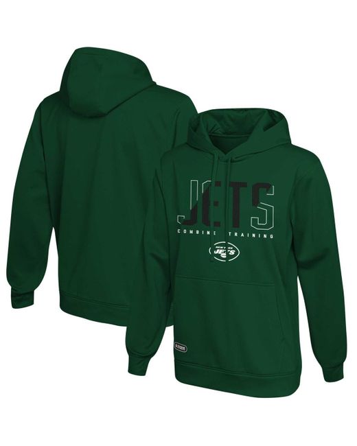 Outerstuff New York Jets Backfield Combine Authentic Pullover Hoodie in ...