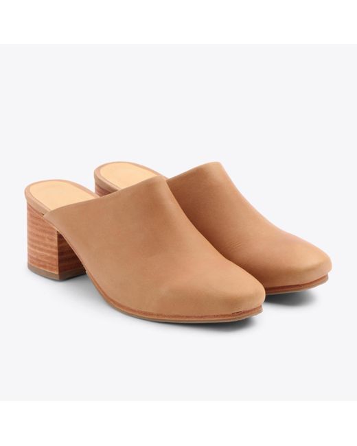 Nisolo Brown All-day Heeled Mule