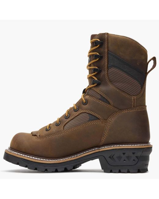 Georgia Boot Brown Ltx Logger Waterproof Work Boot for men