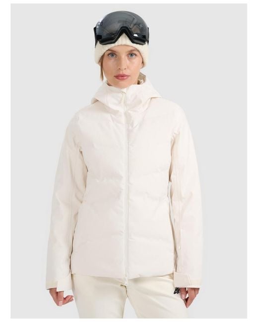 4F White Ski Jacket Membrane 10000