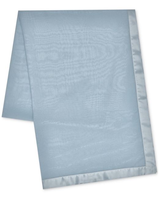 Calvin Klein Blue Elegant Satin-trim Chiffon Evening Wrap
