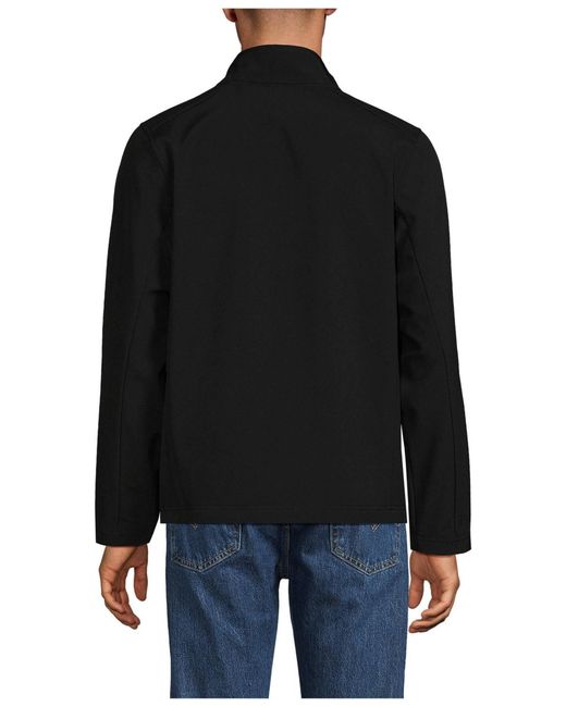 Lands' End Black Soft Shell Jacket for men