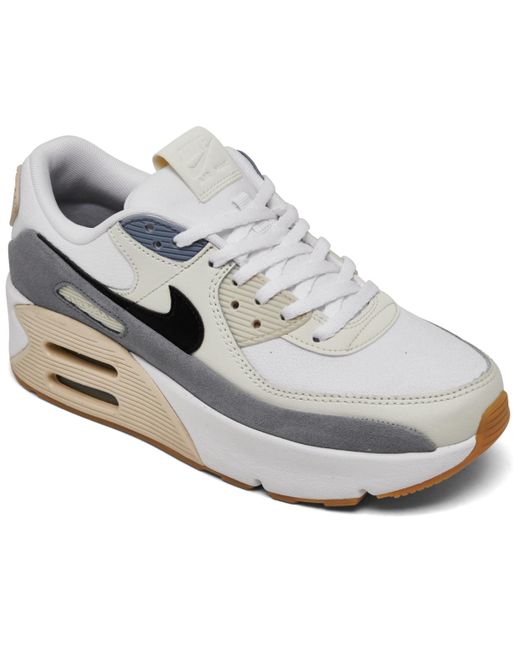 Nike White Air Max Lv8 Casual Sneakers From Finish Line