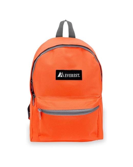 Wosofe Orange Basic Backpack