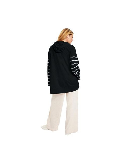 June + Vie Black June + Vie June + Vie June + Vie Bell-sleeve French Terry Sweatshirt
