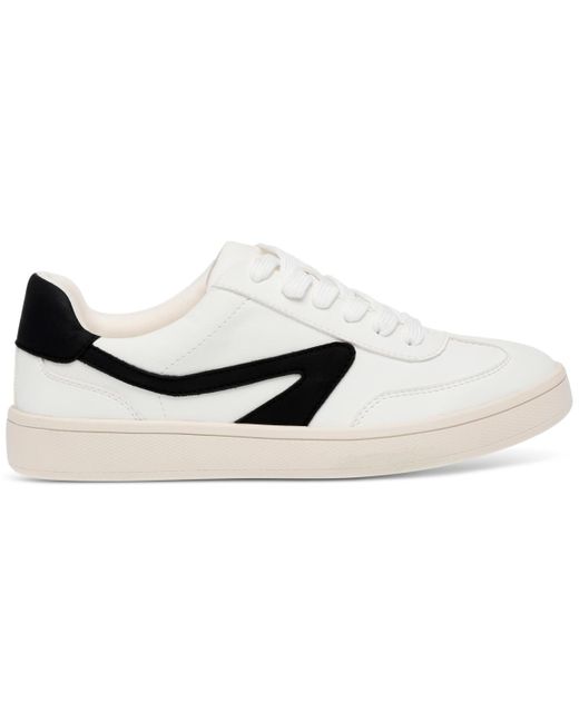 DV by Dolce Vita White Voyage Low Line Lace-up Sneakers
